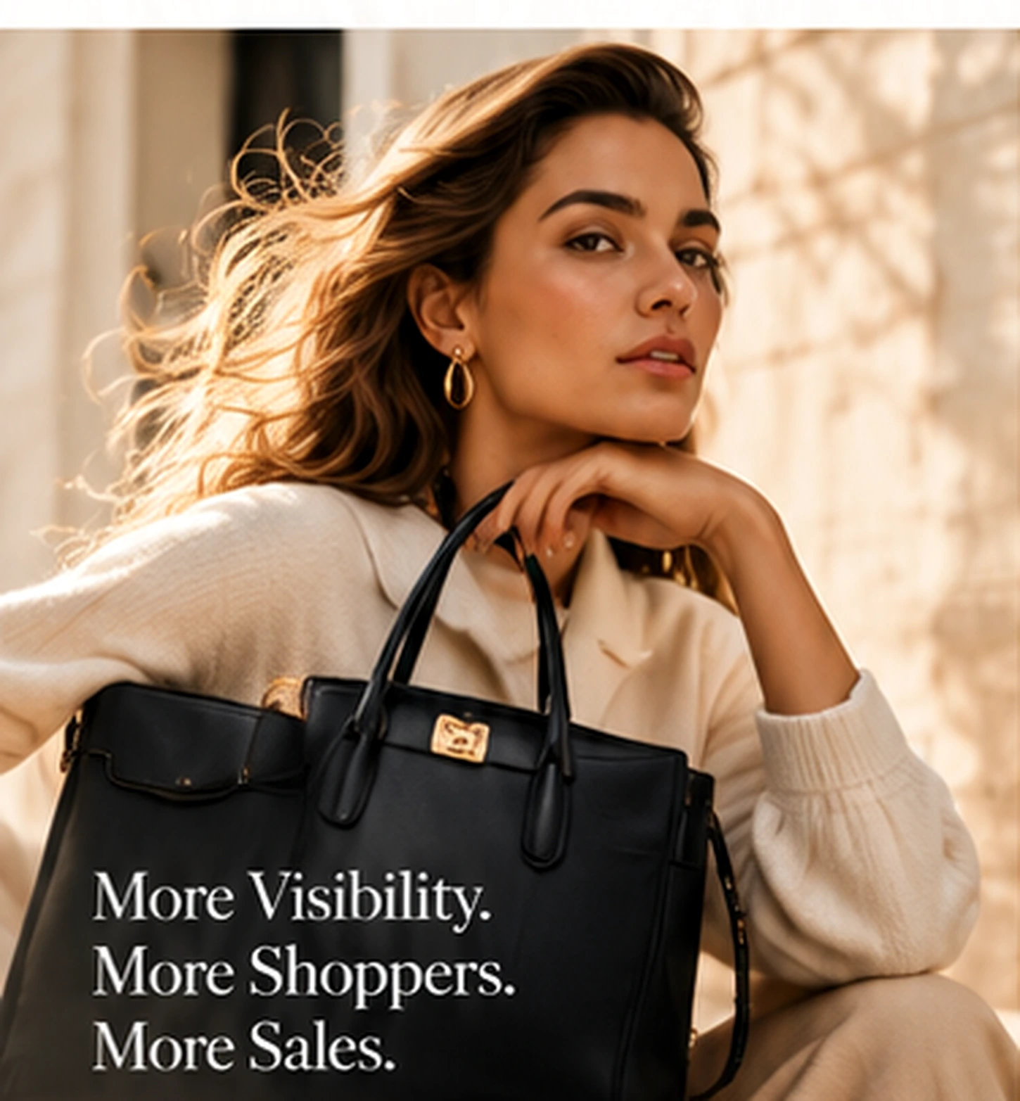 Premium fashion ecommerce lifestyle image